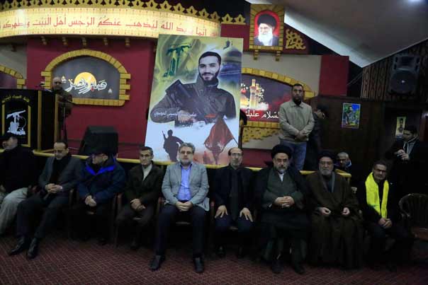 عباس حسين الحسين الموسوي إلى مثواه الأخير في روضة الحوراء زينب (ع) في الغبيري