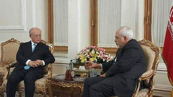 أمانو زار طهران والتقى روحاني وكبار المسؤولين: ايران التزمت بتعهداتها النووية