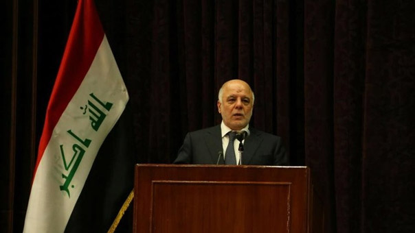 العبادي يؤكد تحرير ثلثي مدينة الموصل