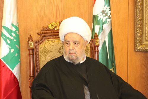 نائب رئيس المجلس الإسلامي الشيعي الأعلى الشيخ عبد الأمير قبلان