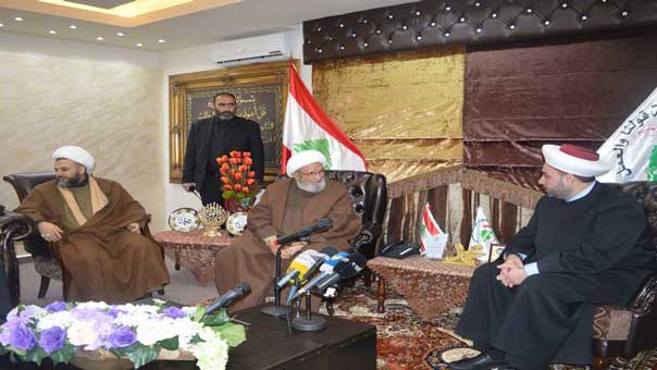 الشيخ يزبك التقى الشيخ القطان: لن نتحرر الاّ بعد أن تتحرر فلسطين