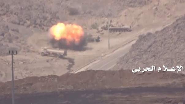 مصرع العشرات من قوات العدوان السعودي في شبوة وتدمير زورق بحري سعودي في تعز