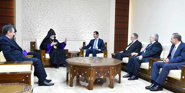 الأسد لبروجردي: علينا ان نهنئ ايران بالانتصارات في سوريا لانها تحققت في ظل دعمها