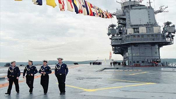 موسكو تعلن سحب حاملة الطائرات &rsquo;الأميرال كوزنيتسوف&rsquo; ومجموعة سفن من سوريا