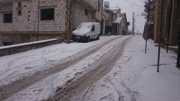 الابيض غطّى لبنان .. والعاصفة تنحسر مخلّفة أضراراً في المزروعات والمنازل