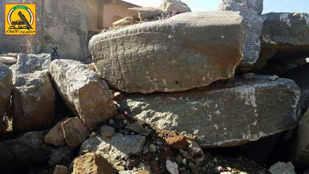 بالصور: مدينة النمرود الاشورية الاثرية شاهد جديد على همجية &rsquo;داعش&rsquo;