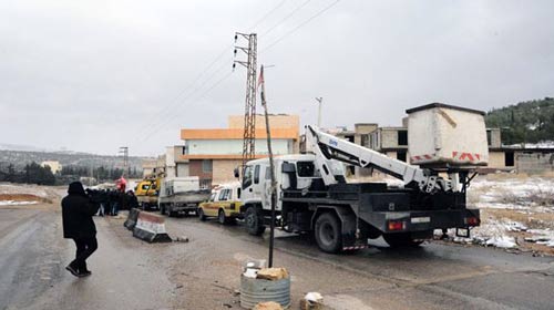 ورشات الإصلاح تدخل منشأة نبع عين الفيجة تمهيدا لإعادة ضخ المياه إلى دمشق