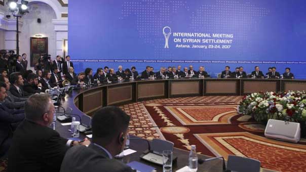 اتفاق روسي إيراني تركي على آلية رقابة للهدنة في سوريا