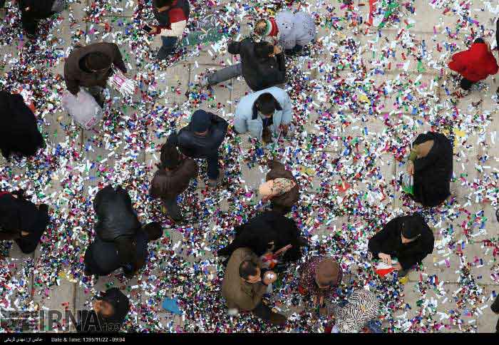 بالصور- هكذا احتفى الايرانيون بالذكرى 38 لانتصار الثورة الاسلامية