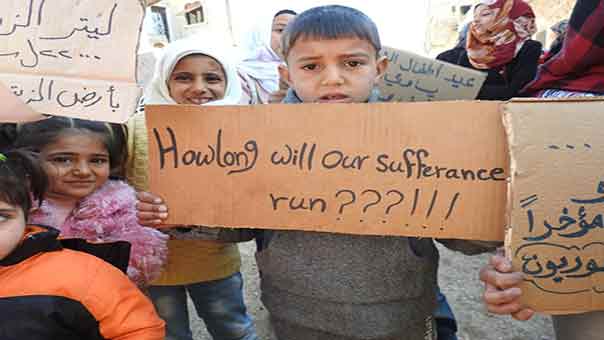 أهالي كفريا والفوعة يطالبون بإدراج حصار بلداتهم كأولوية في اجتماعي أستانا وجنيف