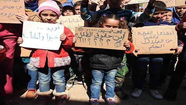 أهالي كفريا والفوعة يطالبون بإدراج حصار بلداتهم كأولوية في اجتماعي أستانا وجنيف