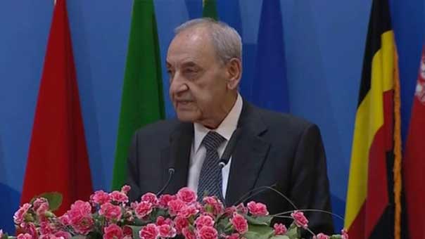 بري: إطفاء النيران المشتعلة في الشرق الأوسط يبدأ وينتهي بفلسطين..وشلح: محاولة اختراع عدو بديل للأمة لن ينجح