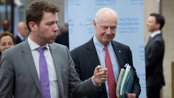 مدير مكتب دي ميستورا: كافة الفرقاء السوريين أبدوا استعدادهم للجلوس إلى طاولة واحدة للمناقشات