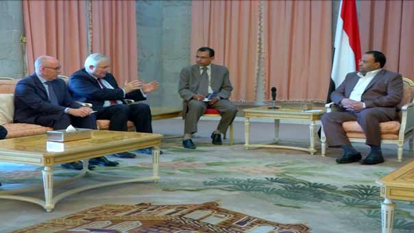 الرئيس الصماد يسلم أوبراين رسالة خاصة إلى الأمين العام للأمم المتحدة