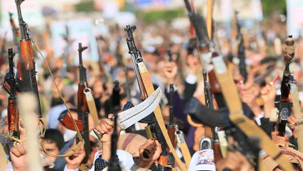 صنعاء تشهد مظاهرة كبيرة تحت عنوان &rsquo;البأس الشديد&rsquo;