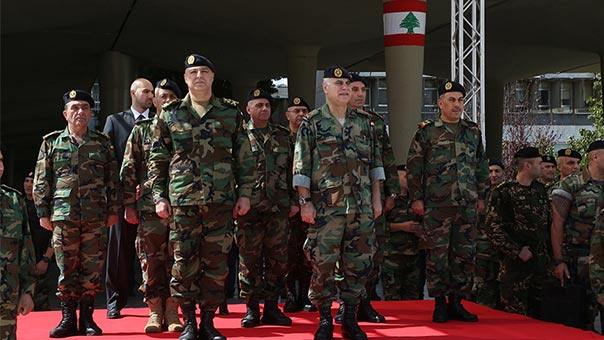  حفل تسليم وتسلم قيادة الجيش في اليرزة