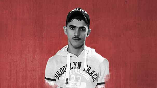 استشهاد الشاب مصطفى حمدان بعد إصابته برصاص النظام الخليفي في الدراز