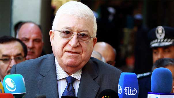 الرئيس العراقي: &rsquo;داعش&rsquo; يتخذ المدنيين دروعا بشرية في الموصل