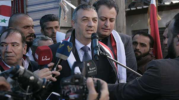 محافظ ريف دمشق يطلع على واقع الخدمات في قرى وادي بردى بعد اجتثاث الارهاب منها