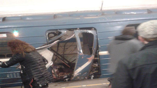 قتلى وجرحى جراء تفجير مزدوج في مترو سان بطرسبورغ