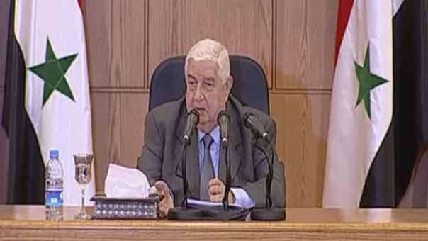 المعلم: الجيش السوري لم ولن يستخدم أسلحة كيميائية حتى ضد الإرهابيين الذين يستهدفون شعبنا