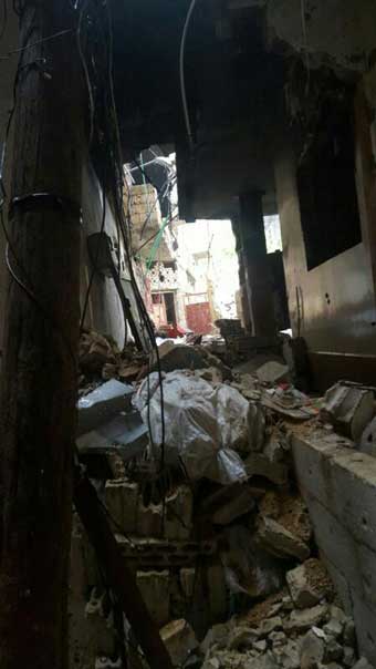 موقع العهد جال في عين الحلوة: الخراب والدمار طال الكثير من المنازل والمؤسسات