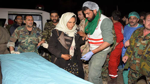 وصول الدفعة الأولى من حافلات أهالي بلدتي كفريا الفوعة إلى حلب وتوجه حافلات المسلحين وعائلاتهم إلى ريف إدلب