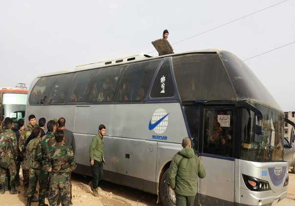 استكمال اخر مرحلة لاتفاق البلدات الاربعة في سوريا