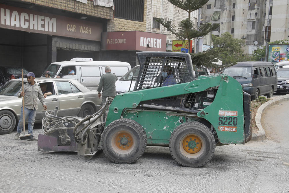 تجهيز طرقات بلدية المريجية للتعبيد 