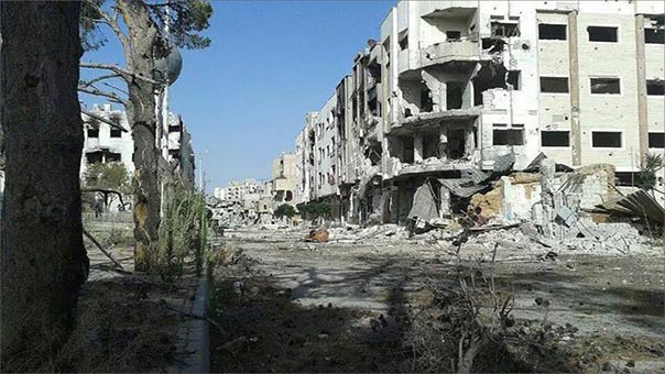  القابون الى أحضان الدولة والجيش السوري يقصف ارهابيي جرد فليطة ويحقق اصابات مباشرة