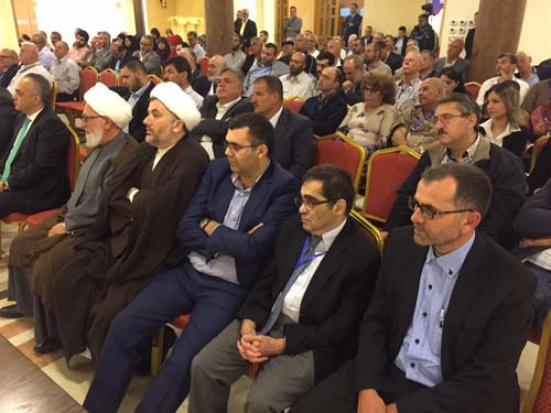 جانب من الحضور في اللقاء العلمي السادس الذي نظمته مستشفى البقاع الغربي
