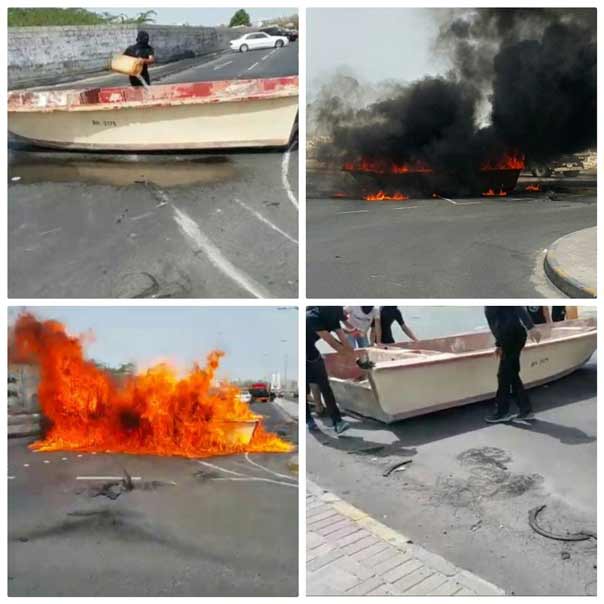 بالصور: احتجاجات غاضبة في البحرين لمواجهة ارتكابات نظام آل خليفة في الدراز