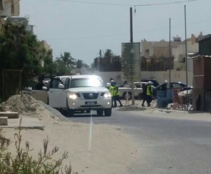 ارتقاء شهيد دفاعًا عن آية الله قاسم بعد مهاجمة قوات النظام البحريني  ساحة الفداء في الدراز