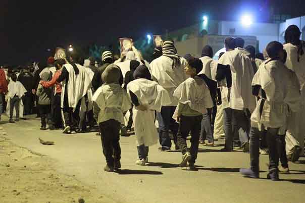 ارتقاء شهيد دفاعًا عن آية الله قاسم بعد مهاجمة قوات النظام البحريني  ساحة الفداء في الدراز