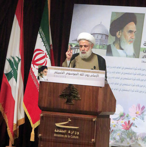 نائب الأمين العام لحزب الله الشيخ قاسم