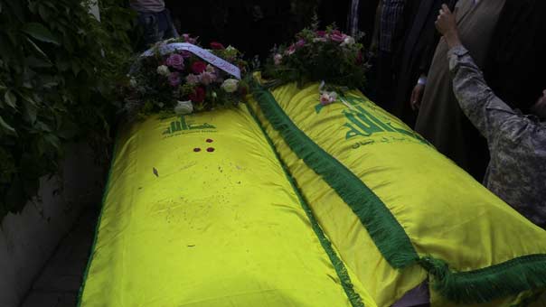 حزب الله وجمهور المقاومة شيّعوا الشهداء الفن وياغي وعباس في بعلبك