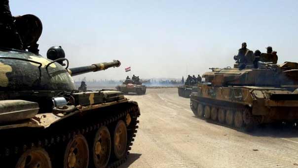 الجيش السوري يسيطر على عدد من المواقع الإستراتيجية في منطقة ضهور الغنايم شرق حمص