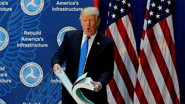 ترامب يواجه دعوى قضائية بسبب تلقيه أموالًا من الخارج