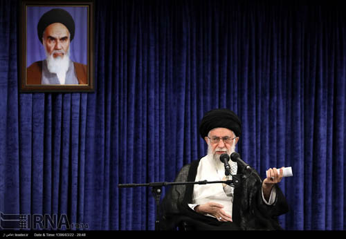 الإمام الخامنئي: اميركا هي نفسها ارهابية وراعية لارهاب الصهاينة و&rsquo;داعش&rsquo;