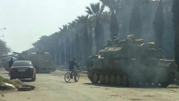 وتيرة عمليات الجيش السوري على حي جوبر الدمشقي تتصاعد