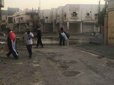 بالصور: إحياء رمزي ليوم القدس العالمي في العوامية