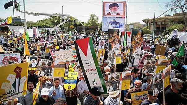 إحياء ليوم القدس العالمي.. مسيرات مليونية في مختلف المدن والمحافظات الإيرانية