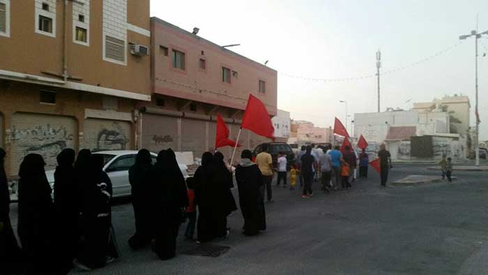 البحرينيون يهتفون: الأحرار قادمون يا قدس