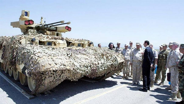 مدرعة روسية خارقة تظهر الى العلن في قاعدة حميميم فما هي؟