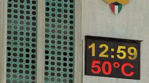 الكويت: درجات حرارة غير مسبوقة وإنصهار الأسفلت!