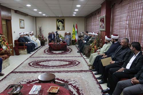 الشيخ محمد يزبك يستقبل وفدا من "حركة التوحيد الاسلامي" برئاسة صهيب شعبان