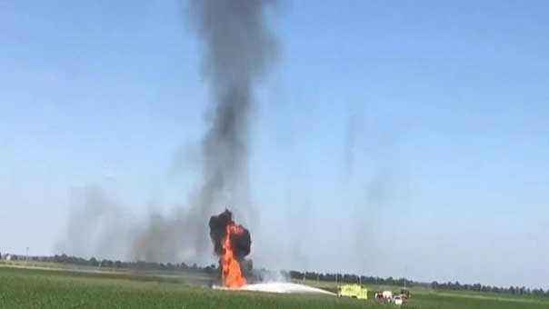 ميسيسبي: مقتل 16 شخصًا في تحطم طائرة عسكرية أمريكية