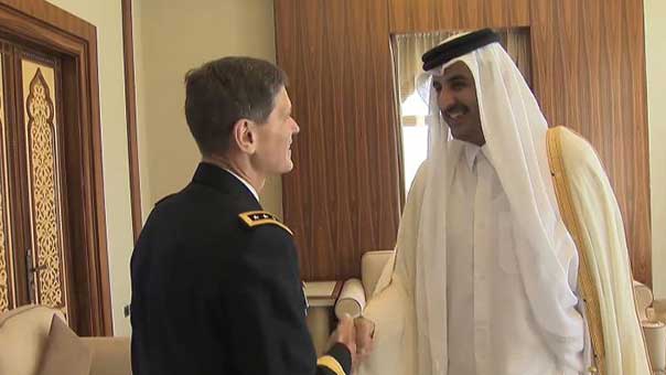 لقاء قطري أميركي لتعزيز التعاون العسكري