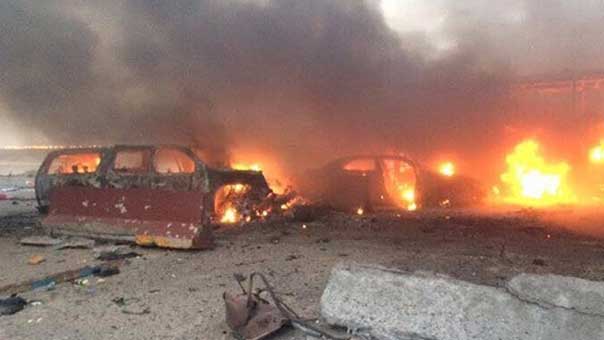 مصرع عدد من الأشخاص بتفجير إرهابي استهدف مقهى في مدينة الرمادي بالعراق