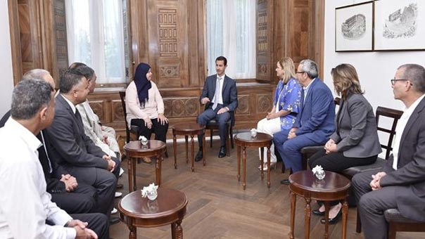 الرئيس الأسد لوفد برلماني تونسي: الاستهداف الخارجي لدولنا العربية واحد والوعي الشعبي لحقيقته أصبح كبيرا